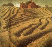 Grant Wood Make into Hay oil